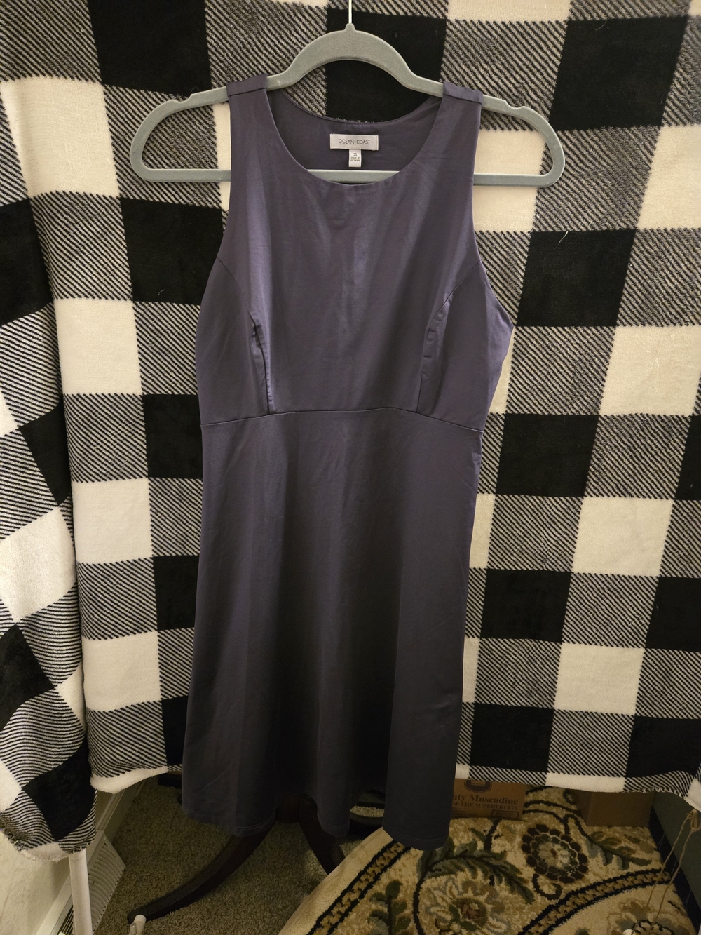 Ocean+Coast Plum Sleeveless Midi Dress